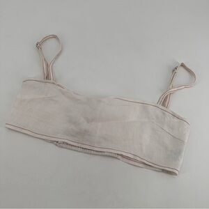 VRG GRL Linen Bra Tank Top Size 10